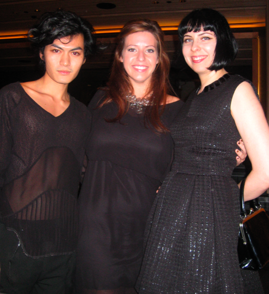 Project Runway Malvin Vien, Erika Lehmann, and Louise Black