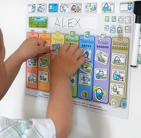 Two Fish Kids Magnetic Wipeable Calendar