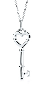Tiffany & Co. Heart Key Charm
