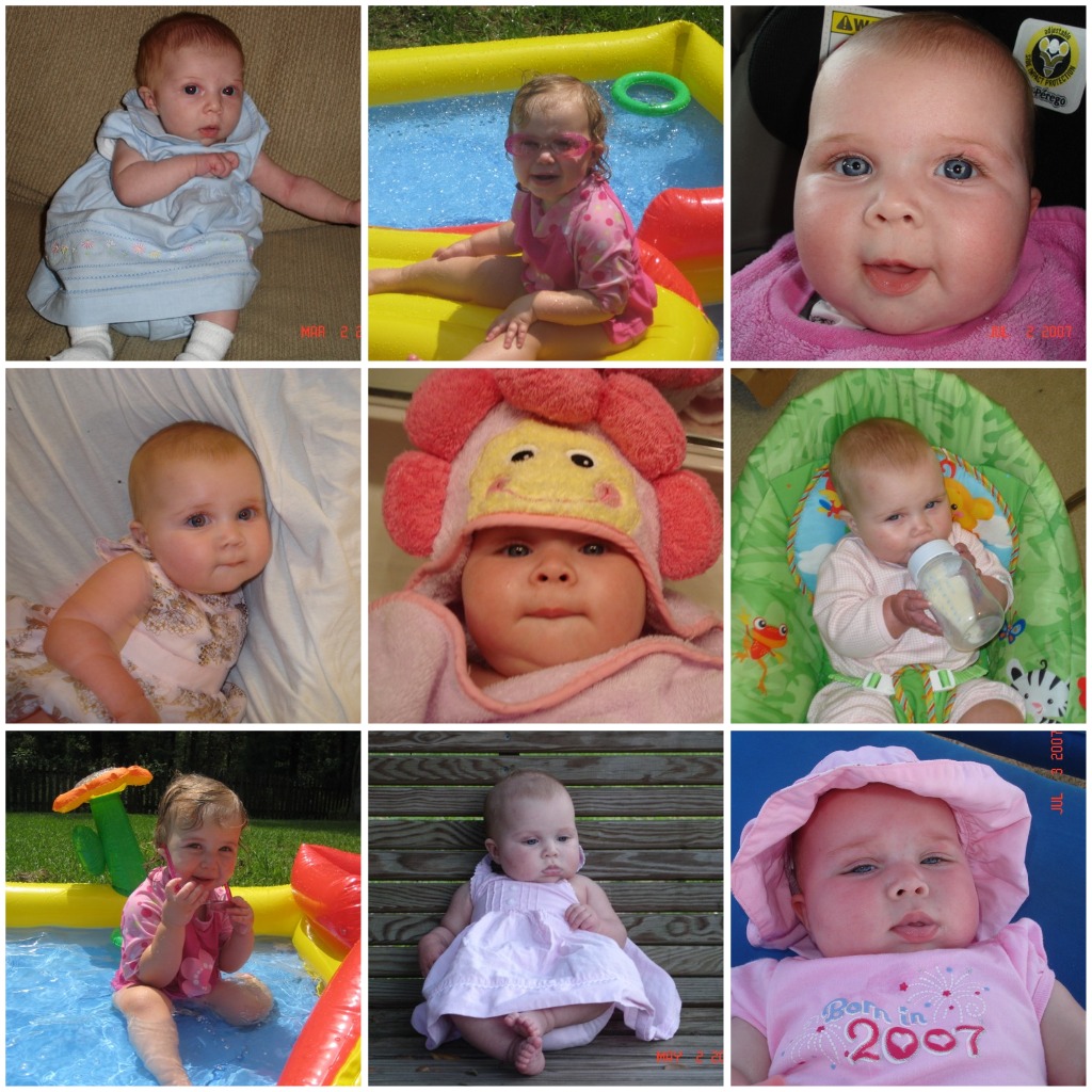 Audrey Baby Collage