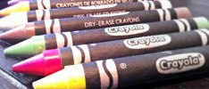 Crayola dry erase crayons