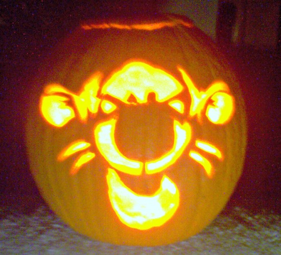 Tigger Pumpkin Pattern