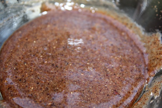 Finished Nutmeg Mask