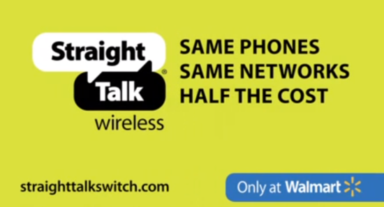 StraightTalk WIreless at Walmart
